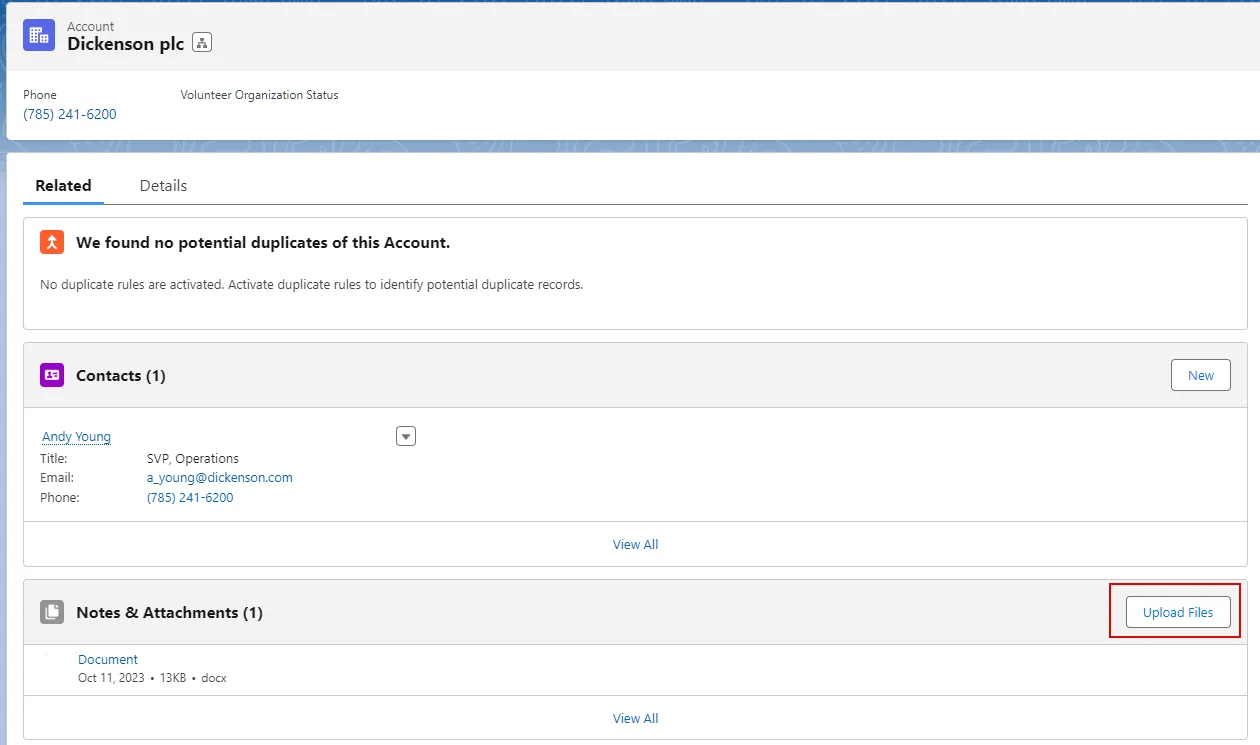 Salesforce files admin