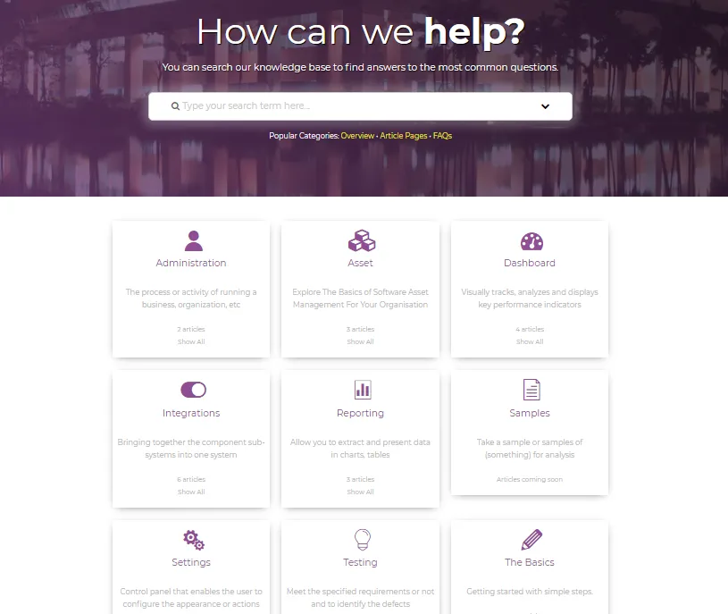 Salesforce knowledge base