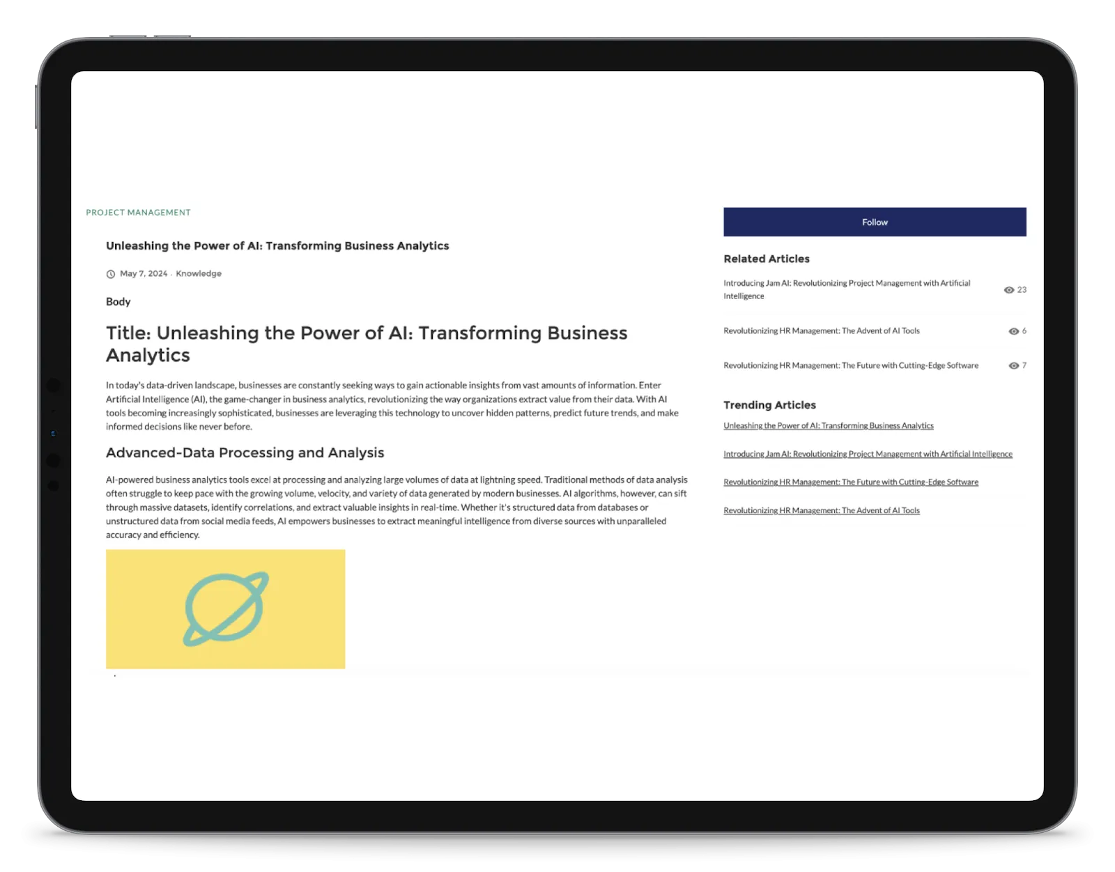 Knowledge base example